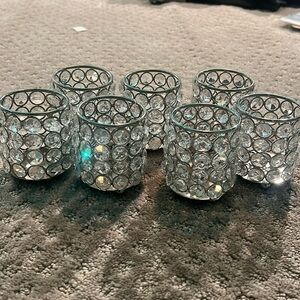 Godinger Lighting 19490 Glam Votive Candle Holder - silver  Finish 3.5"